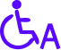 wheelchair accessible with assistance