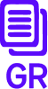 with text GR